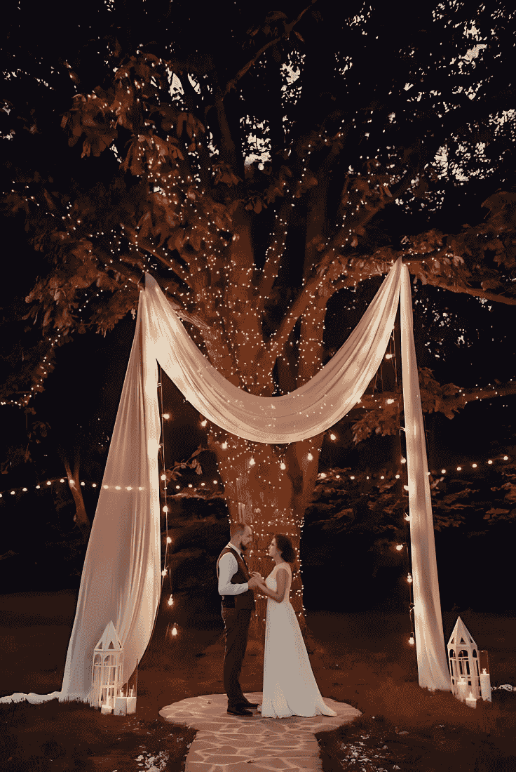 Best outdoor wedding with a beautiful scenery