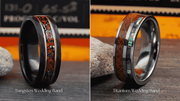 Tungsten Wedding Band Vs. Titanium Wedding Band