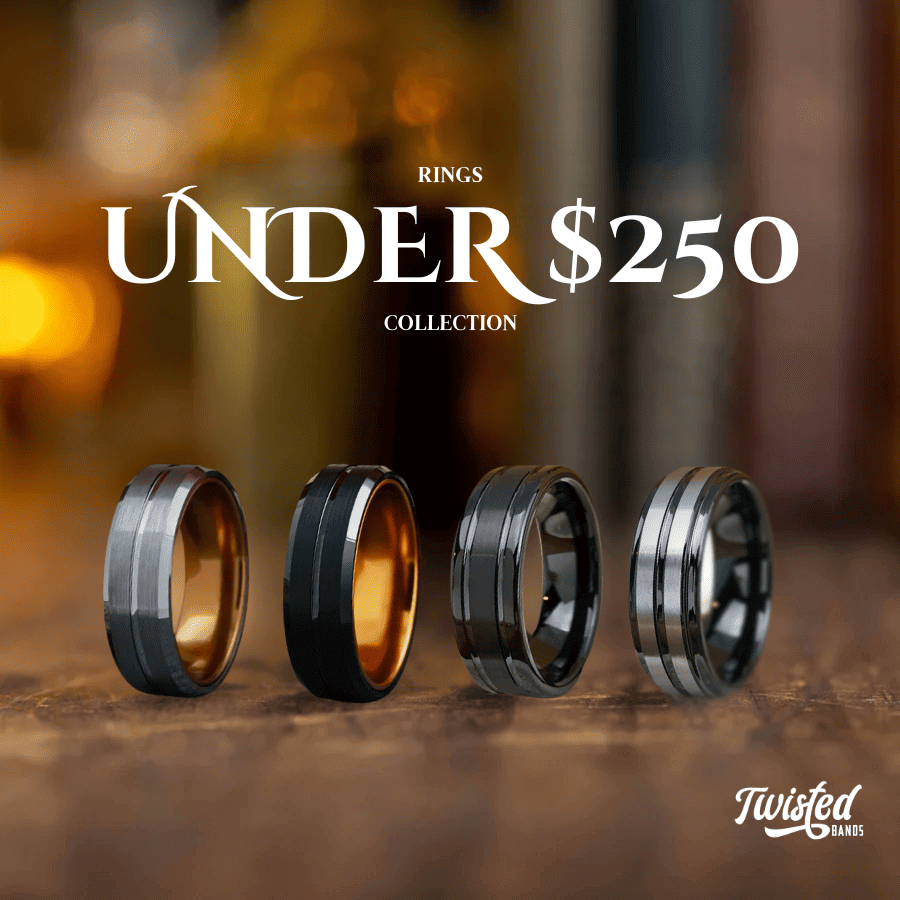 Rings Under $250 Collection by TwistedBands