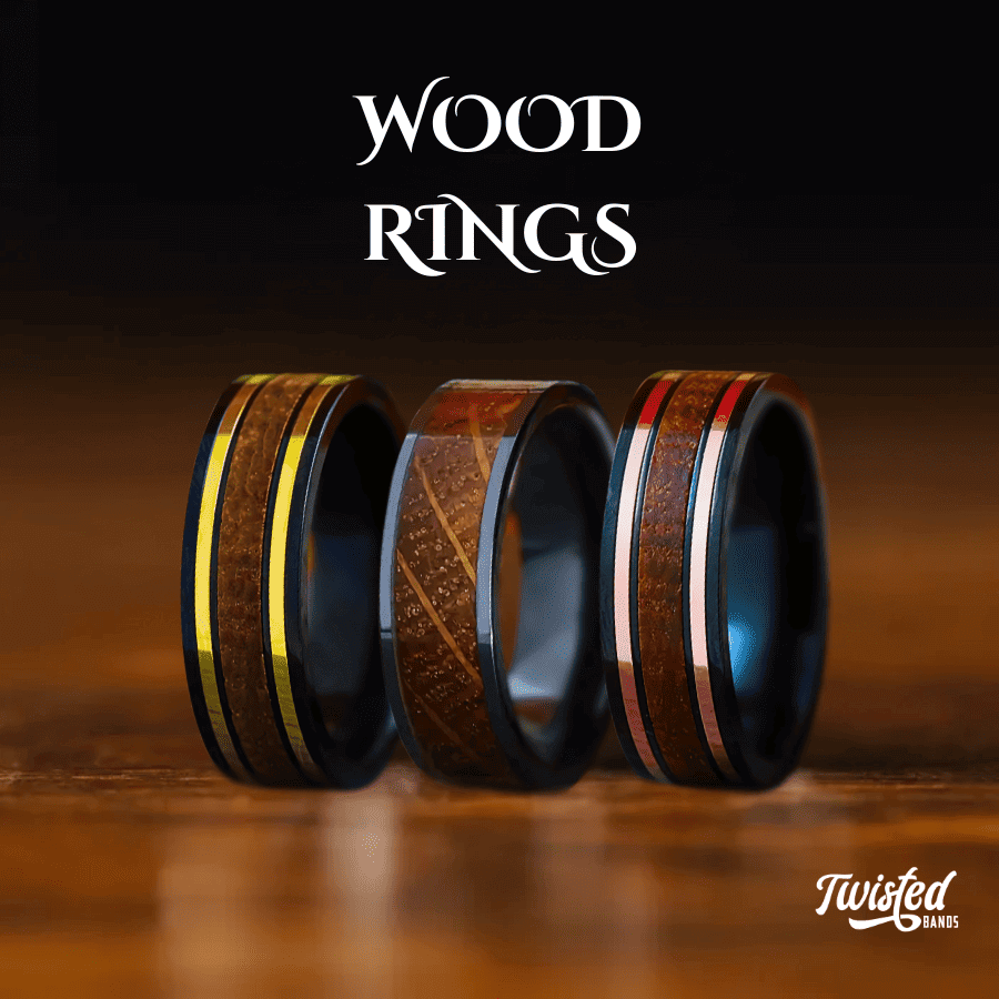 The Compound Effect Tungsten Wood Ring