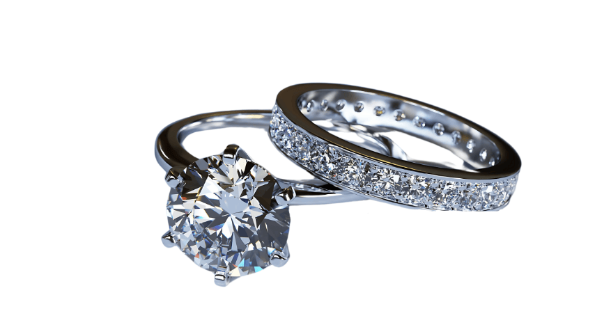 A curved band that hugs your engagement ring.