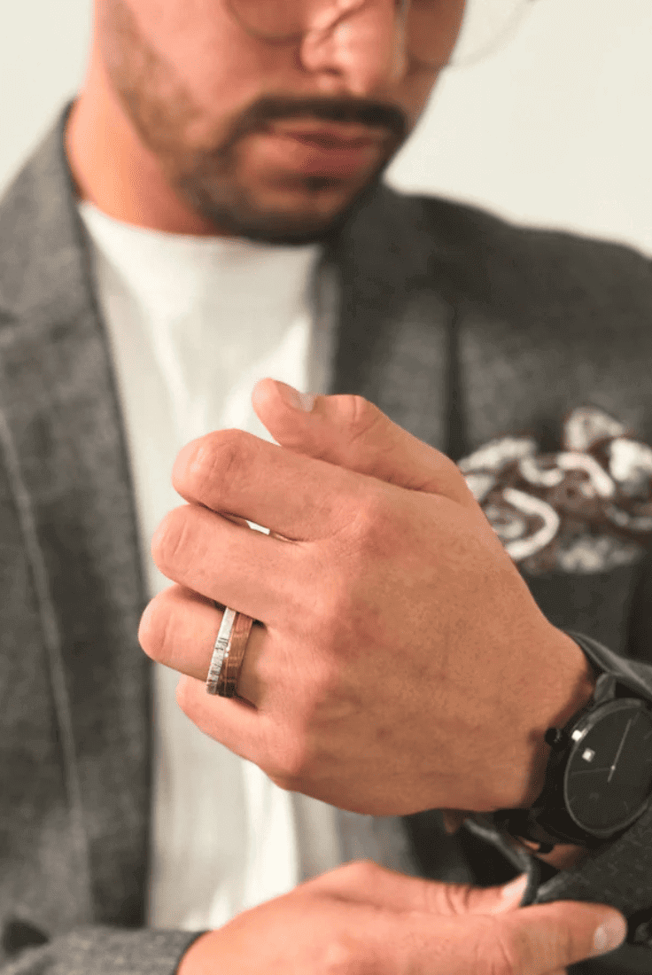 Best Selling Men's Wooden Wedding Ring