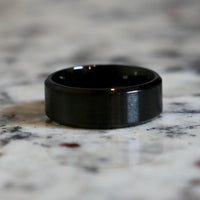 Black Stainless Wedding Band