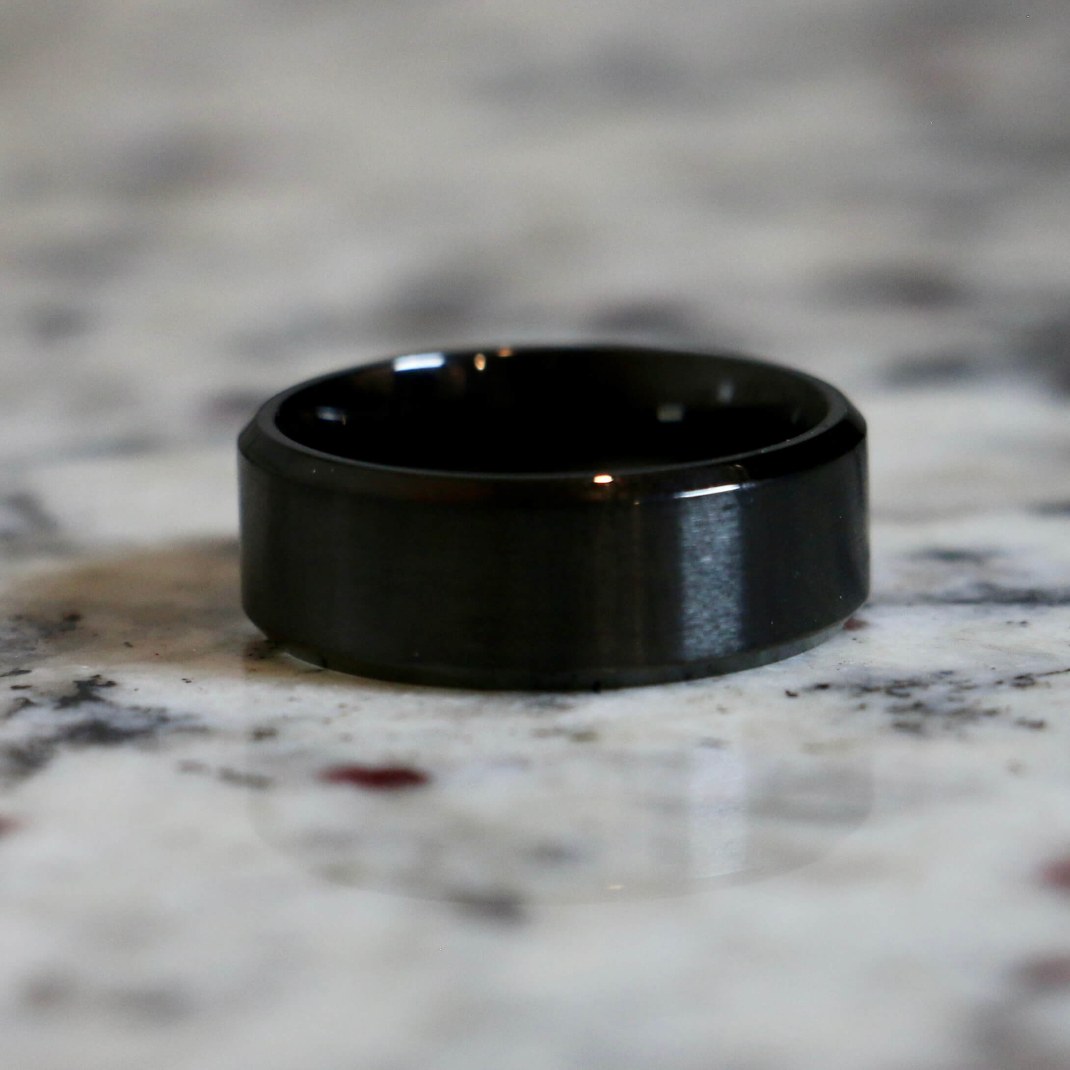 Black Stainless Wedding Band