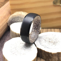 Black Tungsten Wedding Band