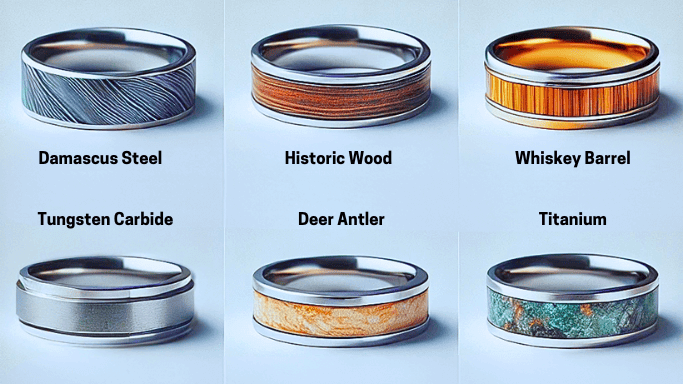 Different Types of Wedding Ring Materials