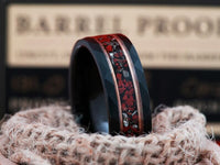 Dinosaur Bone Tungsten Wedding Band