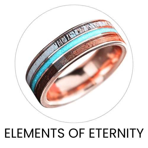 Elements of Eternity Unique Wedding Band