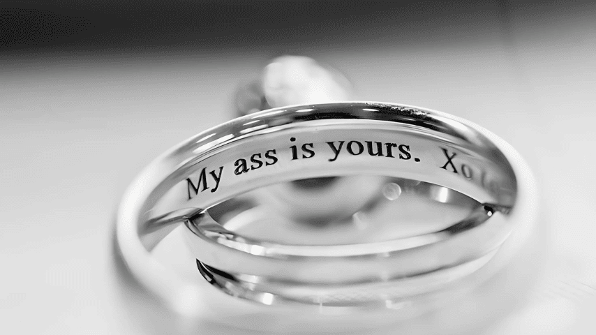 Funny things to say when engraving ring.