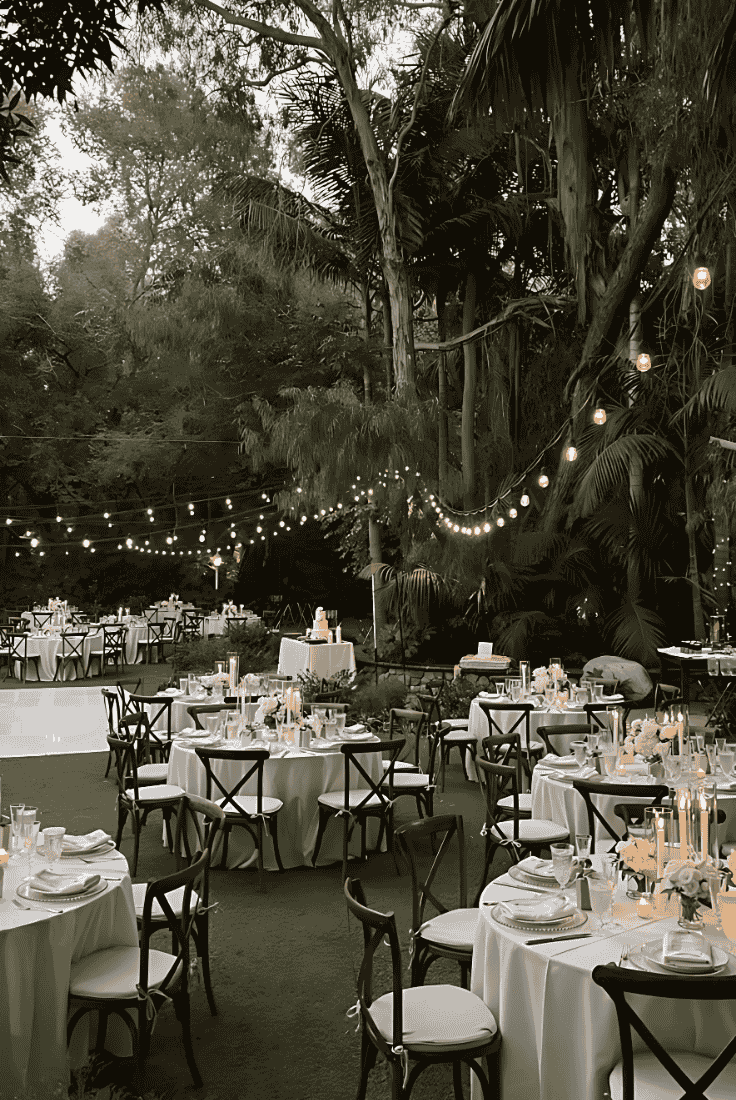 Garden Wedding that provides a wide range of space for guests