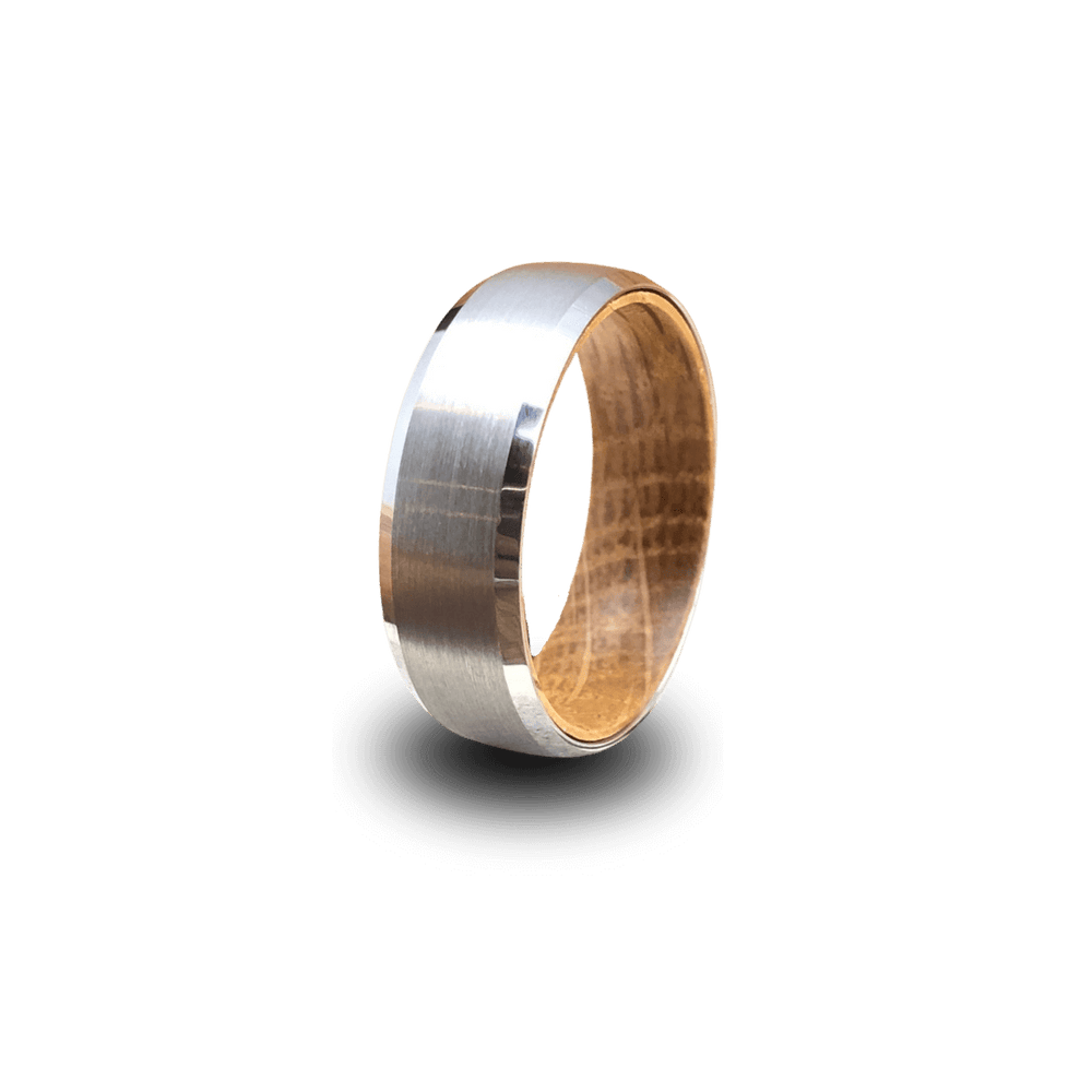 Gunmetal Whiskey Barrel Wedding Band