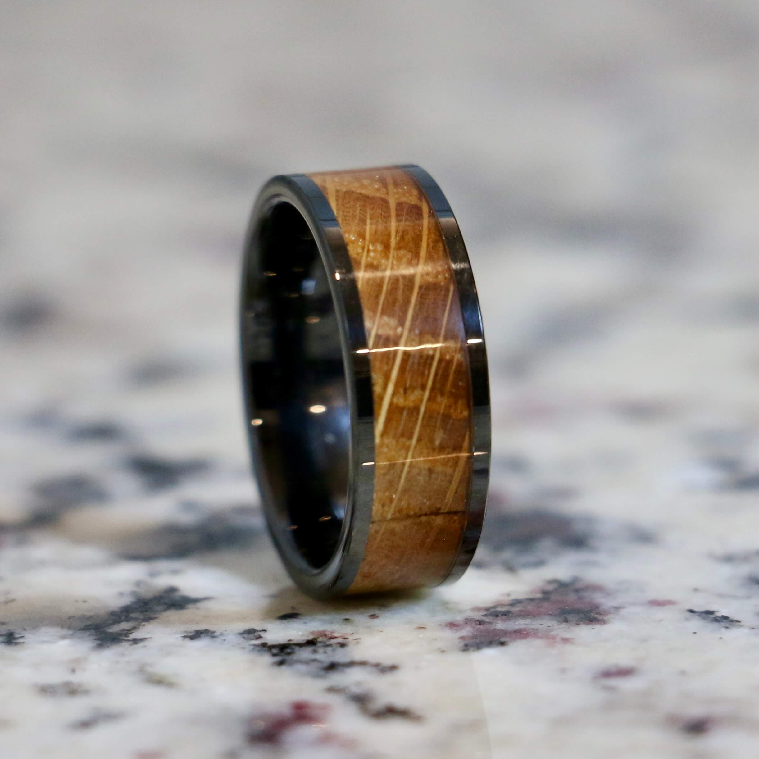 Jack Daniels Whiskey Barrel Wedding Band