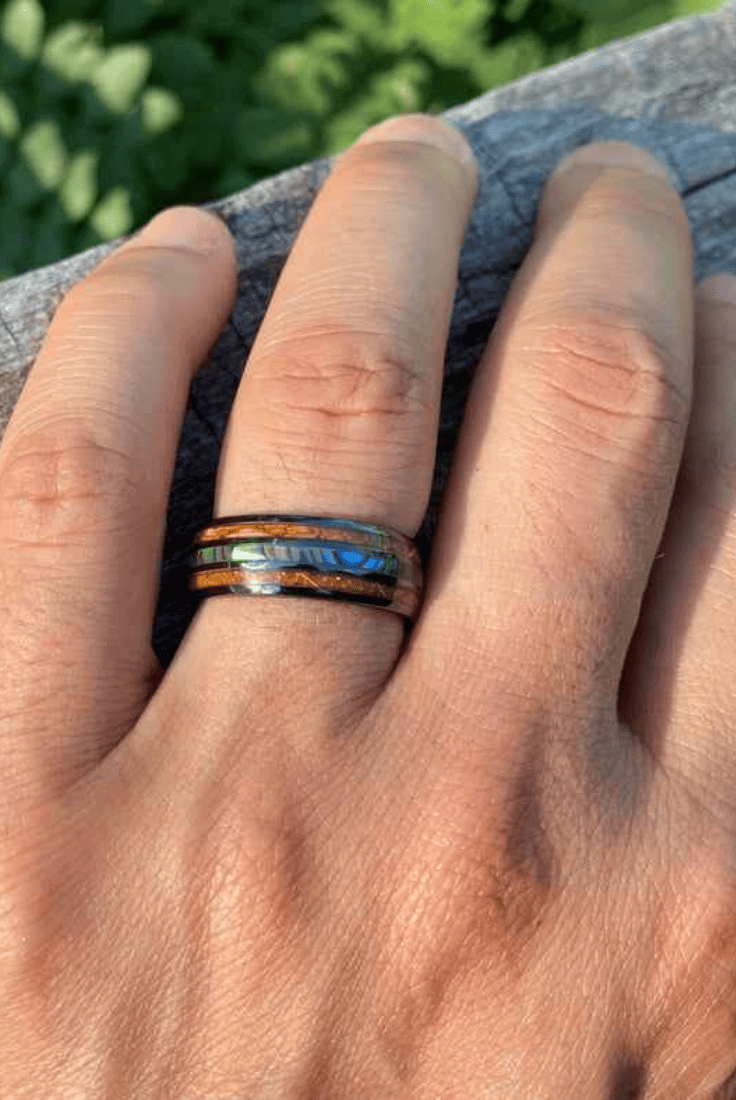 Polished Ceramic Wedding Ring