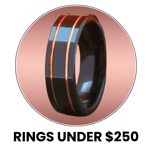 Rings Under $250 Banner Image