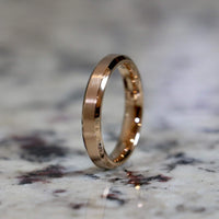 Rose Gold Stainless Wedding Band for Women