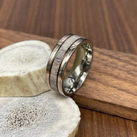 Rose Gold Titanium Wedding Band