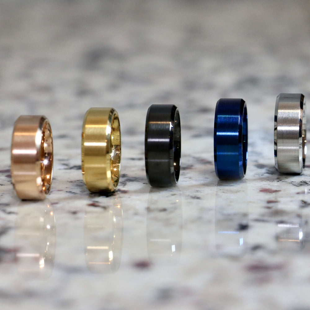 Stainless Steel Wedding Bands for Men