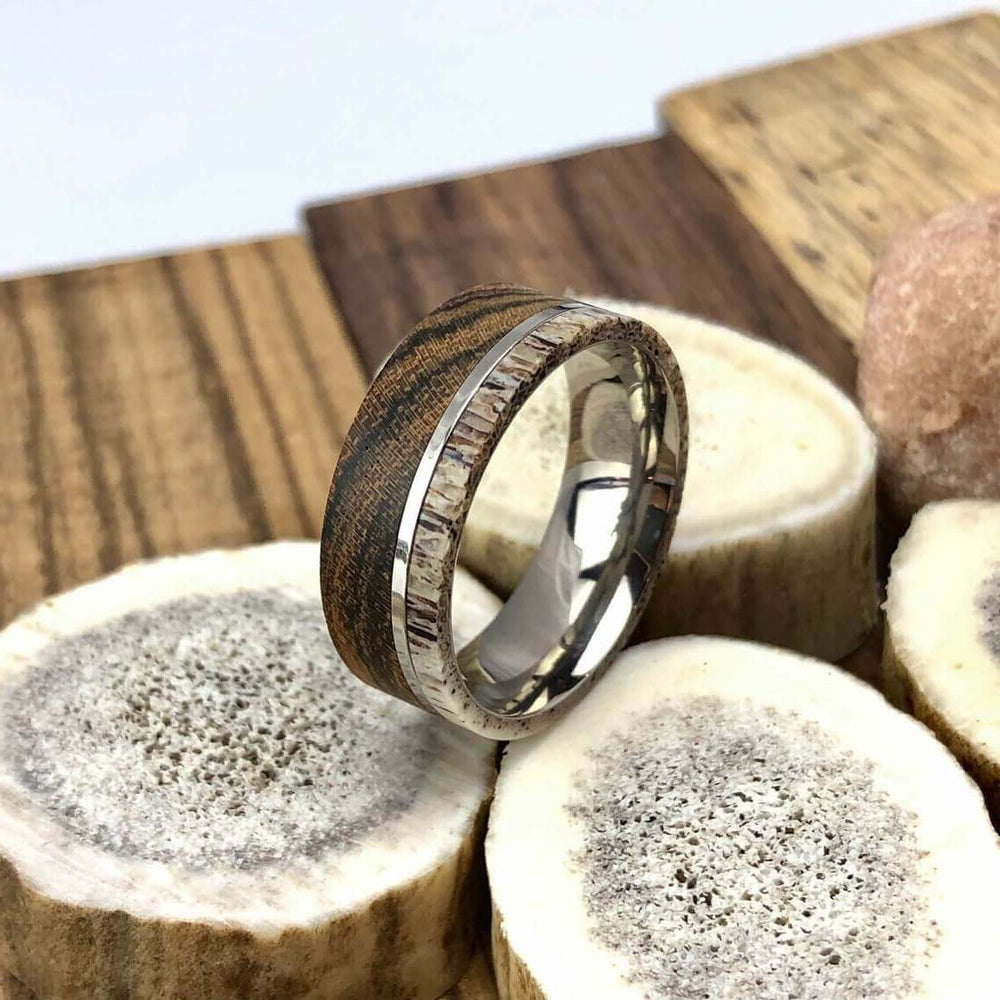 The Bacote titanium wedding band