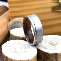 The Iron Works tungsten wedding band