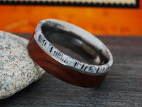 The King Titanium Deer Antler Wedding Ring