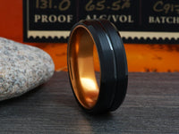 The Leader Brown Coffee Tungsten Ring