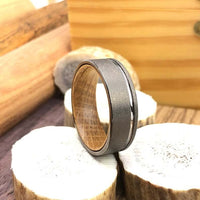 The Myth tungsten wedding band