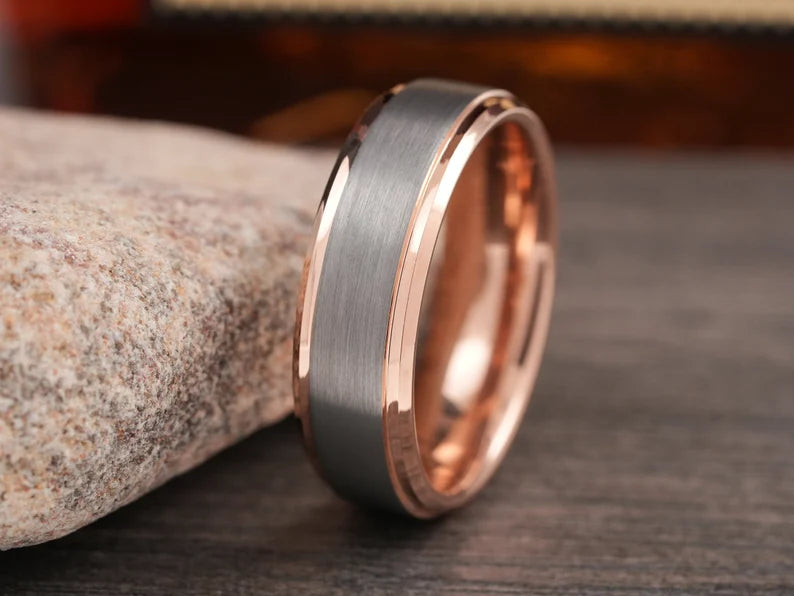 The Shareholder Brushed Tungsten Carbide Ring