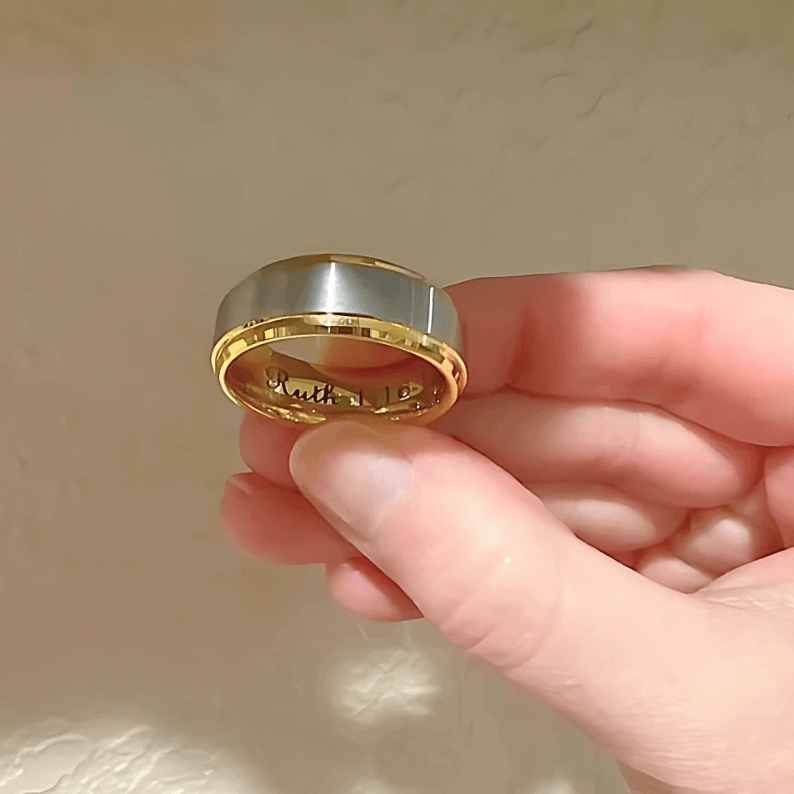 The Shareholder Engraved Tungsten Ring Customer Review