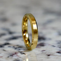 The Slim Basic gold wedding band