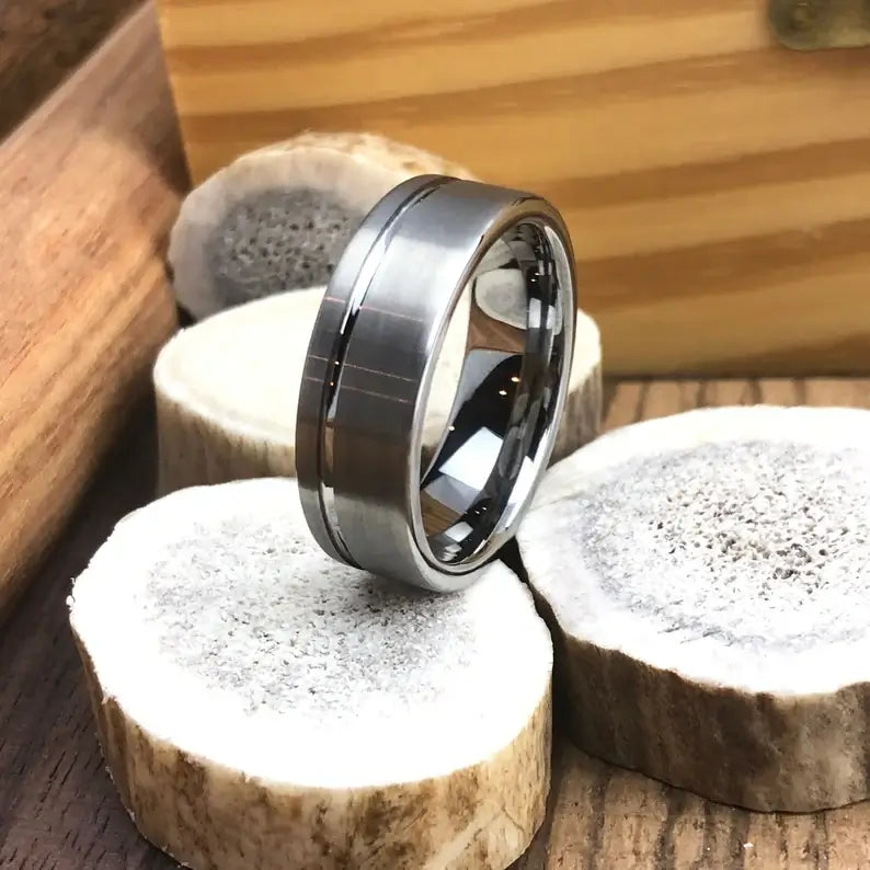 The Sovereign Tungsten Wedding Ring