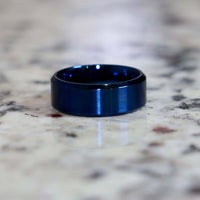 The Traditional blue wedding ring