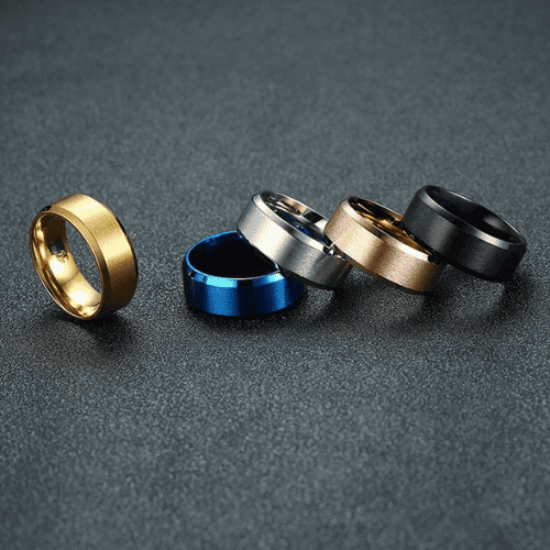 The Traditional Collection Stainless Wedding Rings