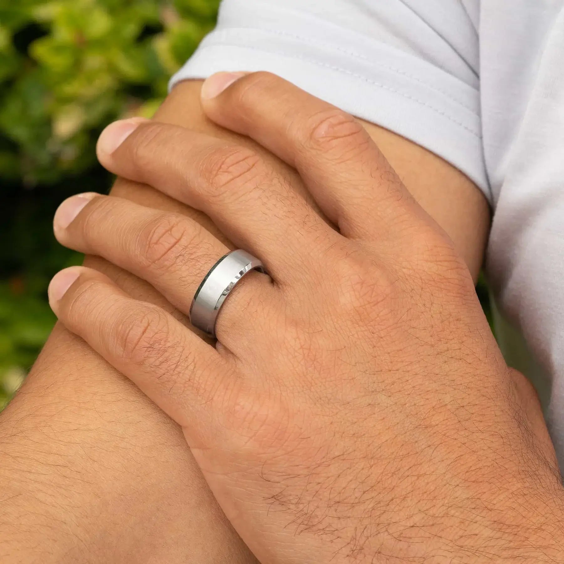 The Traditional Silver Wedding Ring