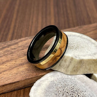 Titanium Gold Plated Wedding Band